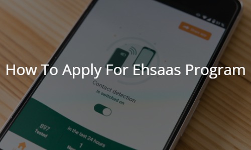 How To Apply For Ehsaas Program
