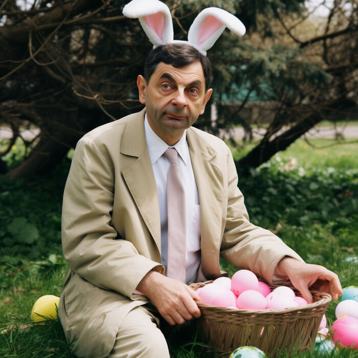 24 Images Of Unlikely Celebrities Dressed Up For Easter Made With The Help Of Artificial Intelligence 1