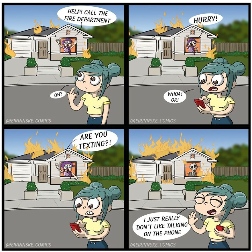 I Create Comics Based On Silly And Awkward Everyday Situations (40 Pics) 12