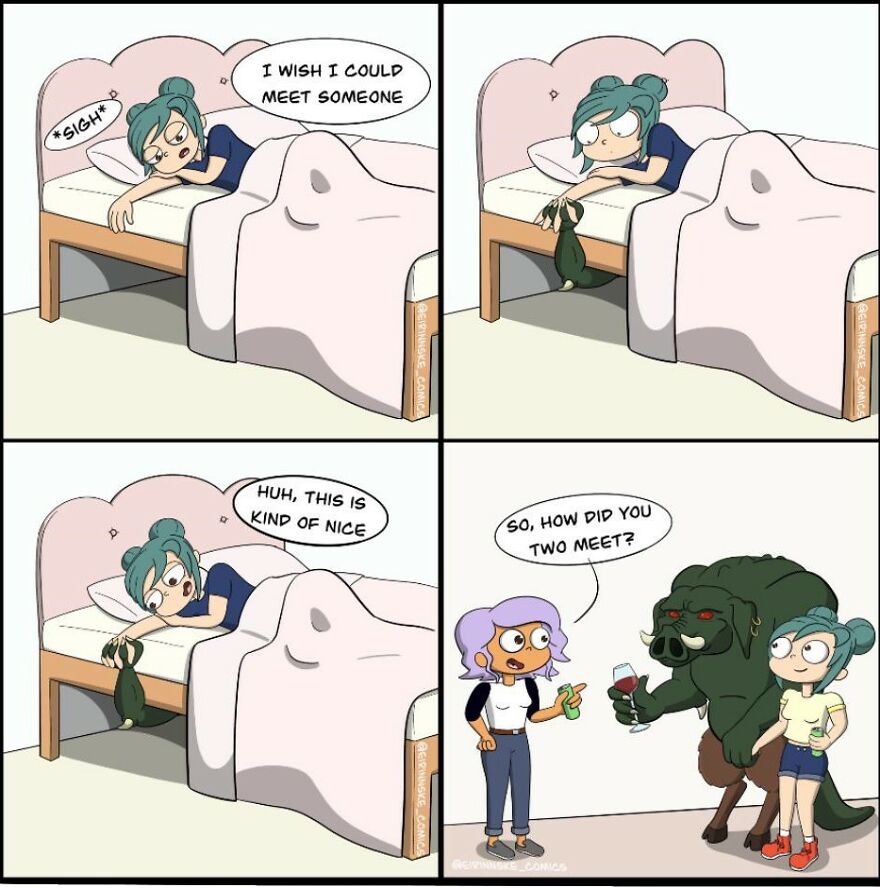I Create Comics Based On Silly And Awkward Everyday Situations (40 Pics) 7
