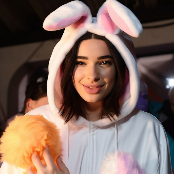 24 Images Of Unlikely Celebrities Dressed Up For Easter Made With The Help Of Artificial Intelligence 8
