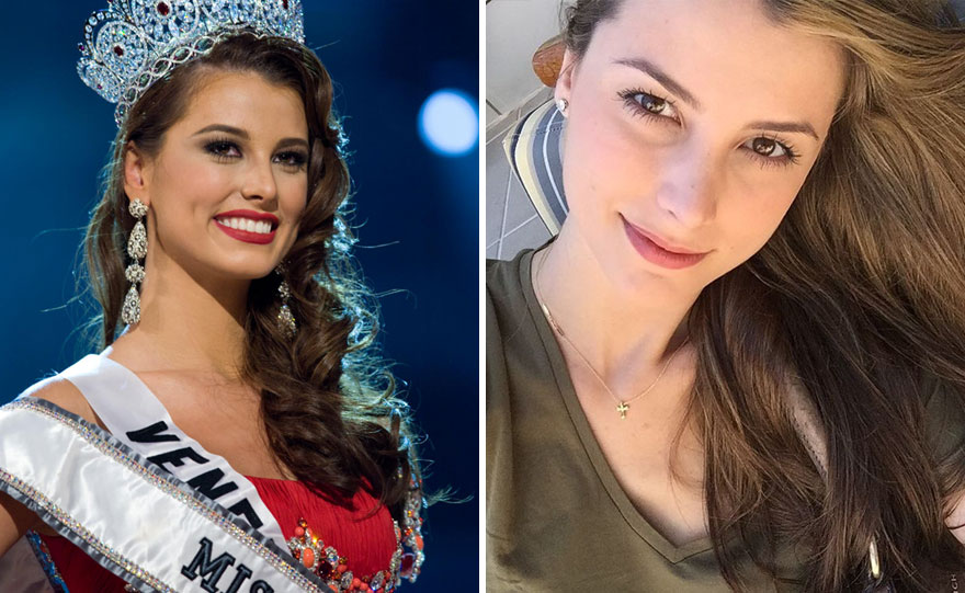 20 Beauty Queens On The Catwalk Vs Real Life 12