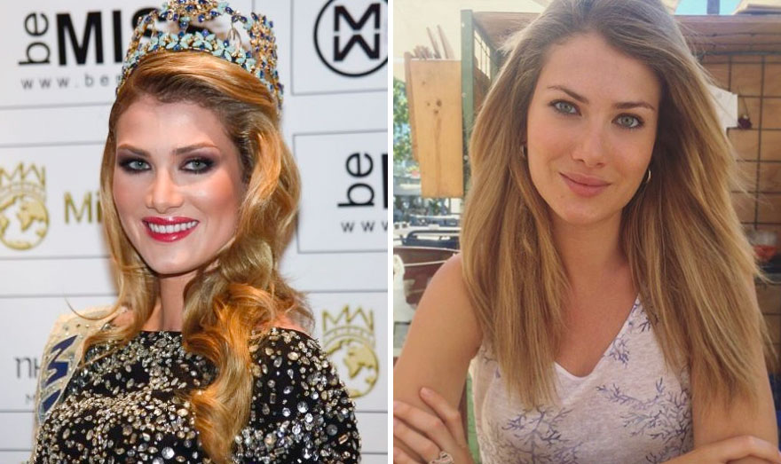 20 Beauty Queens On The Catwalk Vs Real Life 15