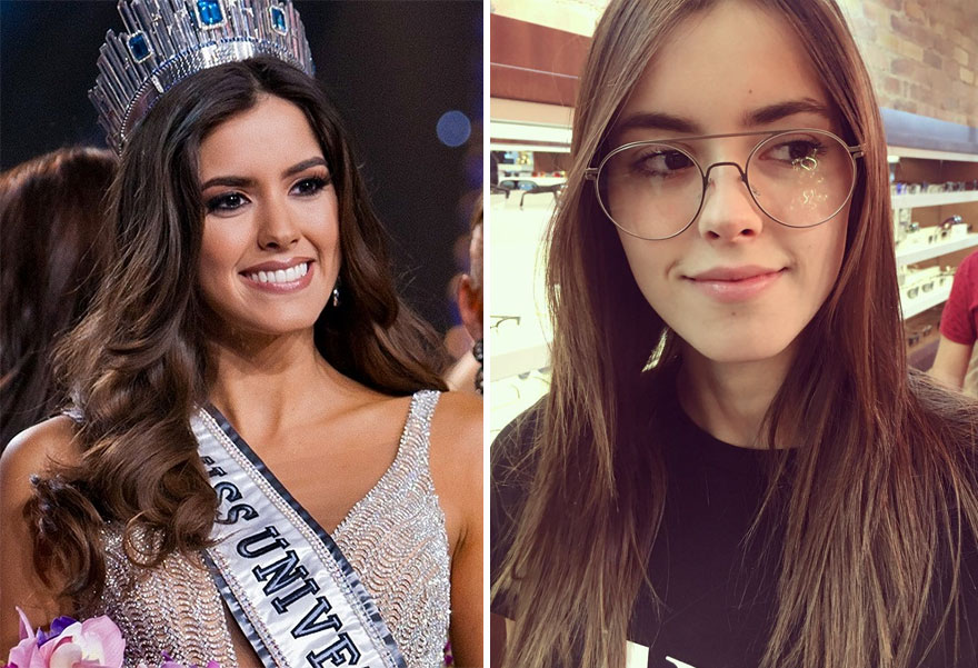 20 Beauty Queens On The Catwalk Vs Real Life 2