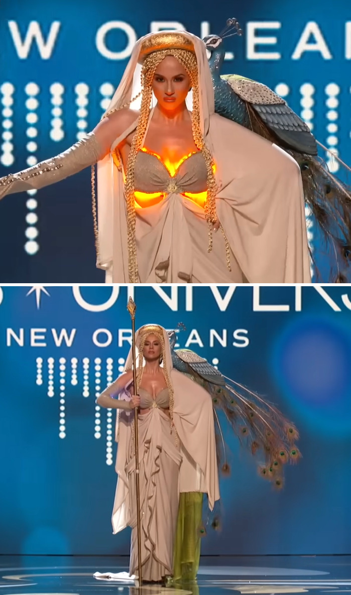 30 Pics Of The Miss Universe Contestants Wearing “National Costumes” 6