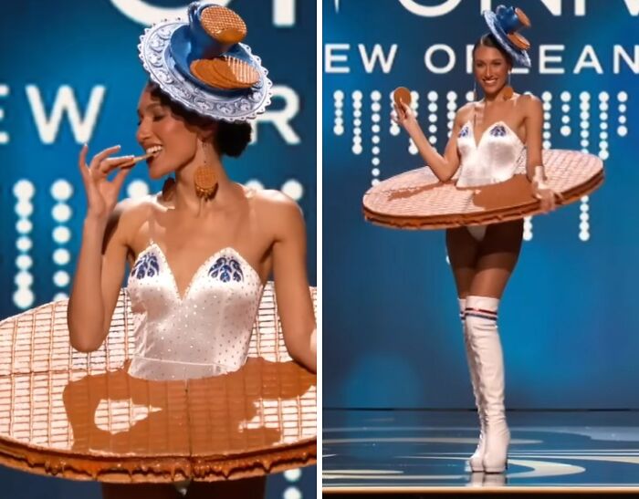 30 Pics Of The Miss Universe Contestants Wearing “National Costumes” 7