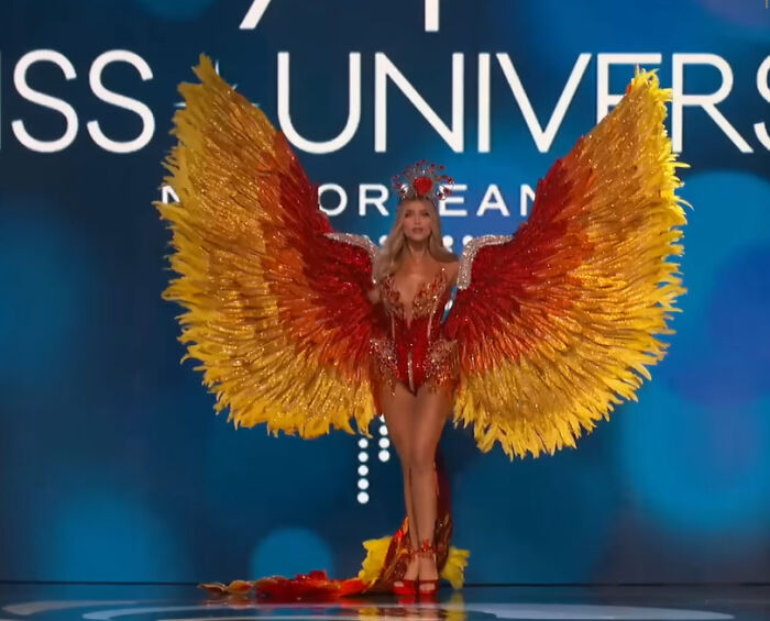 30 Pics Of The Miss Universe Contestants Wearing “National Costumes” 8