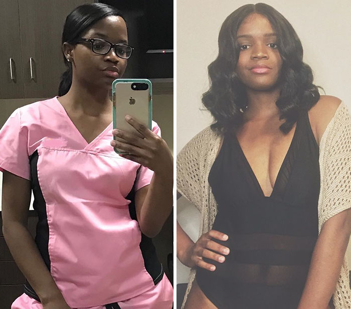 Female Medical Professionals Are Posting Pics Of Them Wearing Bikinis Vs. Work Clothes To Shame Sexist Study 9