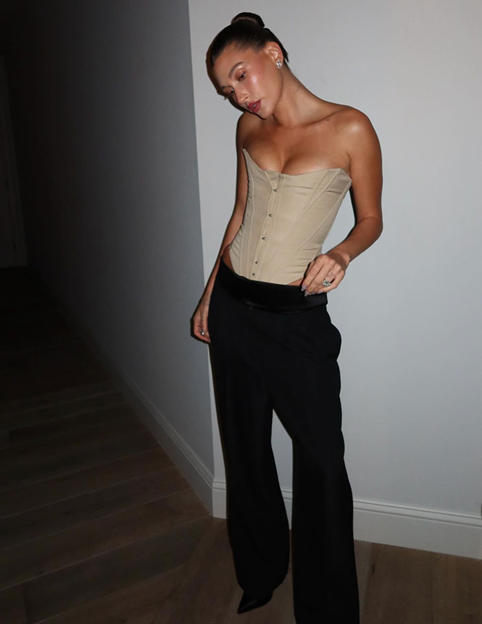 “Wearing Lingerie”: Hailey Bieber’s Outfit For ‘Wuthering Heights’ Premiere Sparks Backlash 14