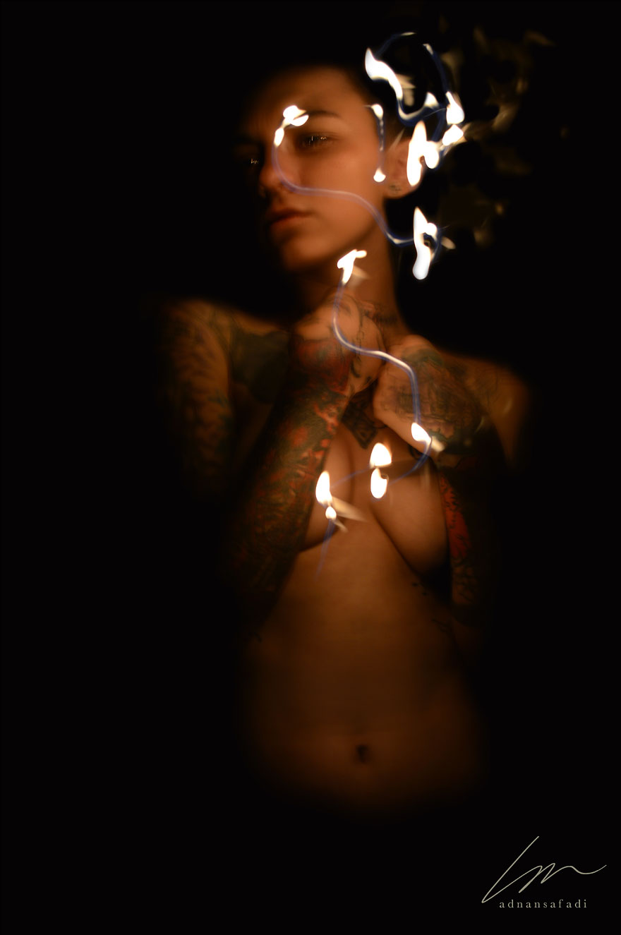 I Lit Underwear Models On Fire And Then Took Their Pictures 3