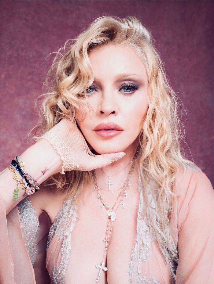 Madonna, 67, Risks Spilling Out Of A Sheer Lace Dress In A Sizzling Photo Shoot Amid Comeback 5