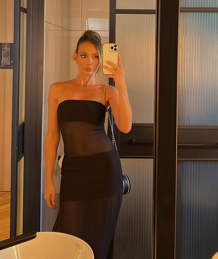 Model Attends Wedding In See-Through Dress That Exposes Underwear, Gets Slammed 5