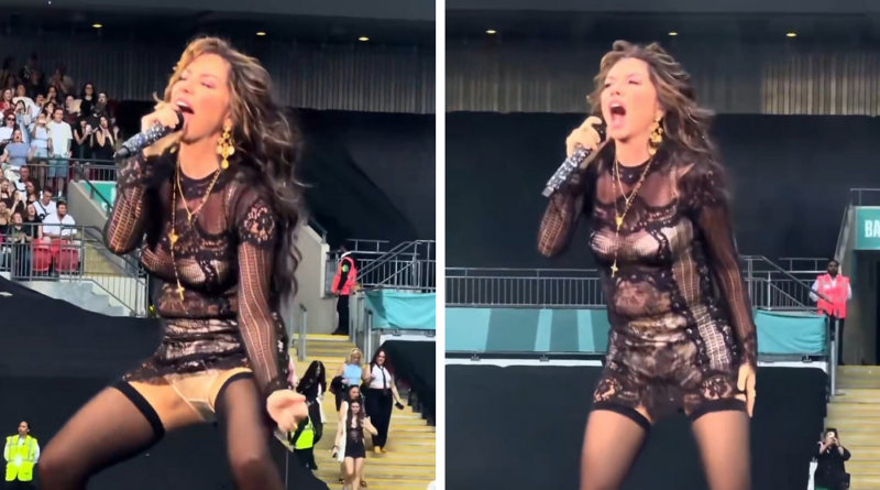 Shania Twain Compared To Madonna Over Sheer Look And “Cringe” Dance Moves: “Does She Have No Dignity?”