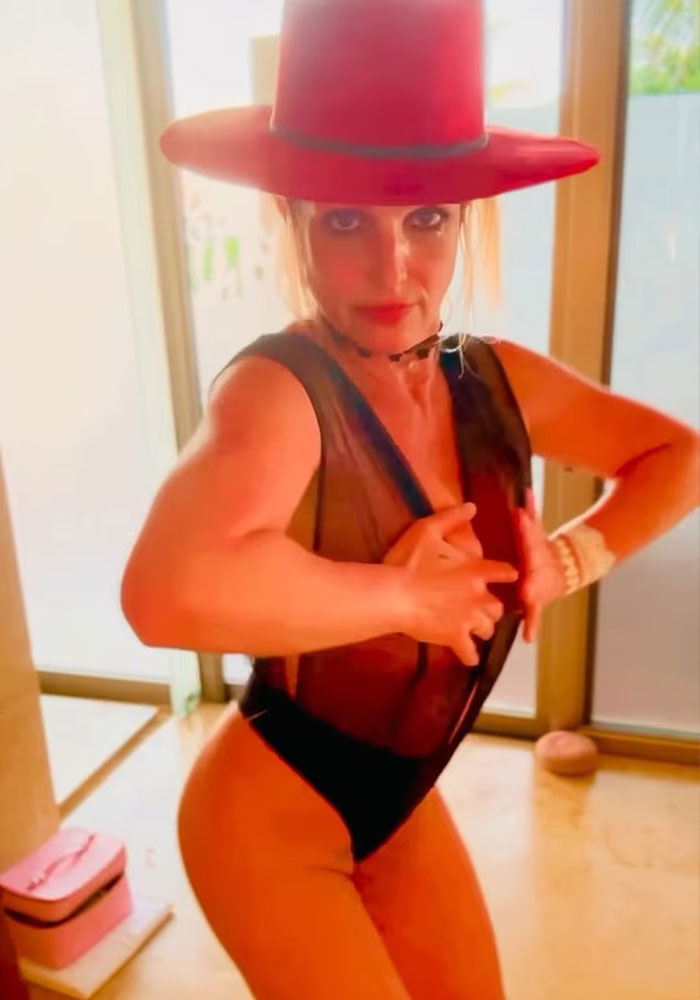 “A Shame”: Britney Spears Suffers Wardrobe Disaster In Sheer Bodysuit While Twerking To Cardi B 2