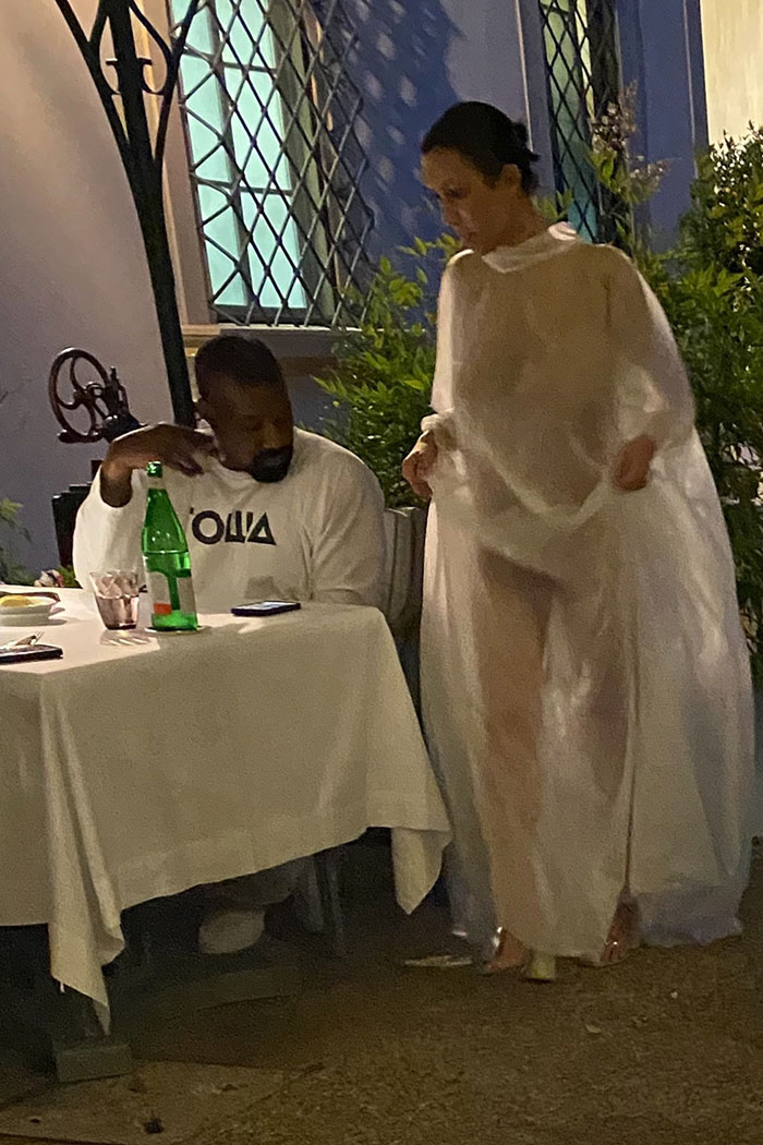 Un-Censori Is Back: Kanye West’s Wife Bianca Stuns In Completely See-Through Cloak In Italy 1