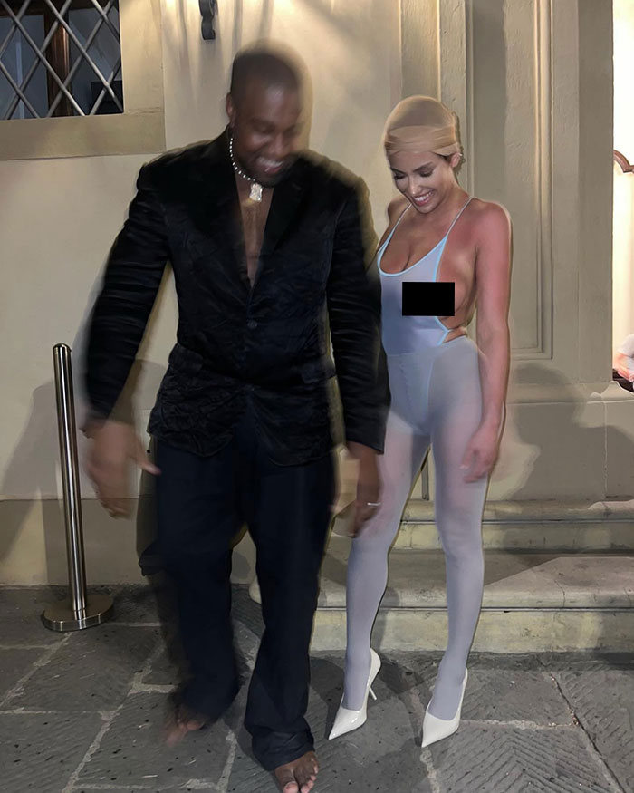 Un-Censori Is Back: Kanye West’s Wife Bianca Stuns In Completely See-Through Cloak In Italy 5