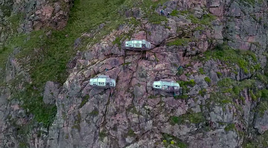 Terrifying See-Through Sleeping Capsules Hang 400 Feet Above Peru’s Sacred Valley 5