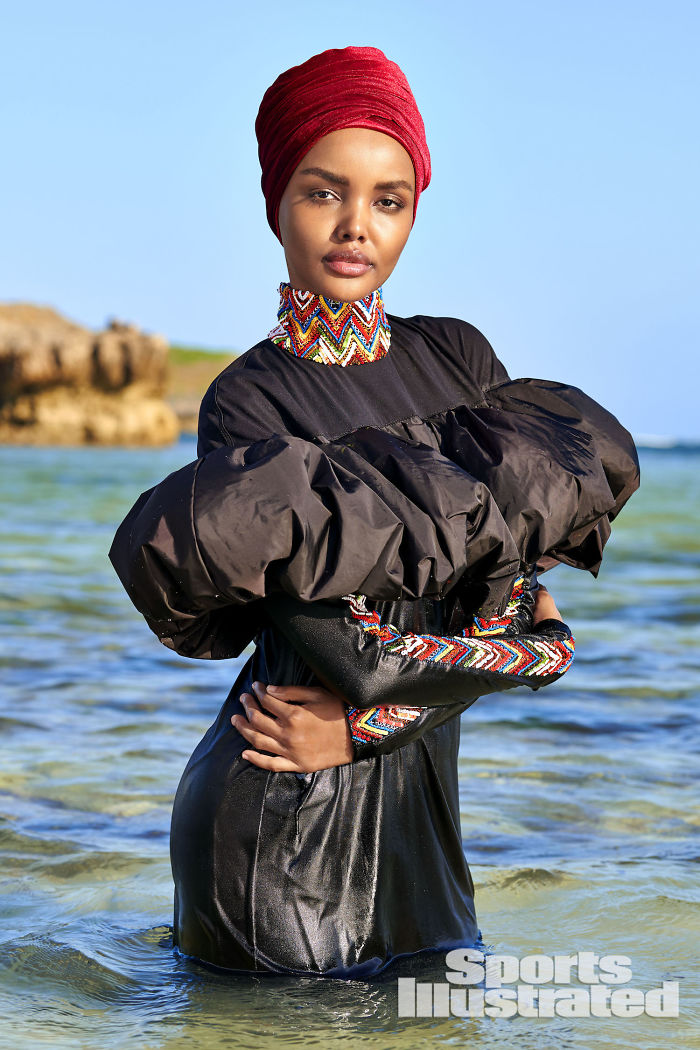 Sports Illustrated Makes History By Featuring A Model Wearing A Burkini And Hijab 2