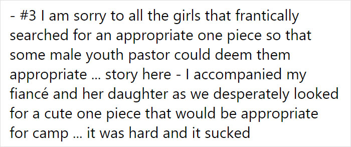 Pastor Issues An Apology For Making Girls Wear One-Piece Swimsuits, And His Honest Letter Goes Viral 5