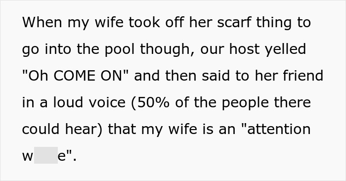 Ladies Condemn Friend’s Bikini Out Loud During Poolside Gathering, Her Husband Loses It Completely 11