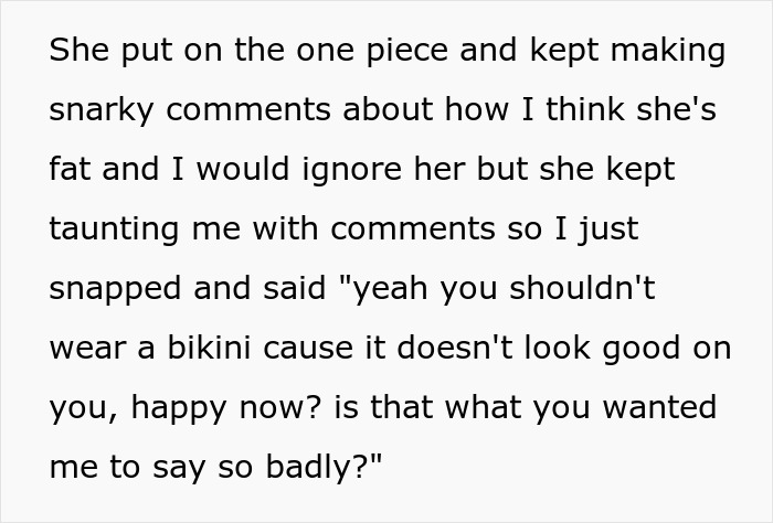 Woman Packs Her Bags And Leaves After Friend Tells Her What She Really Thinks About Her In A Bikini 8