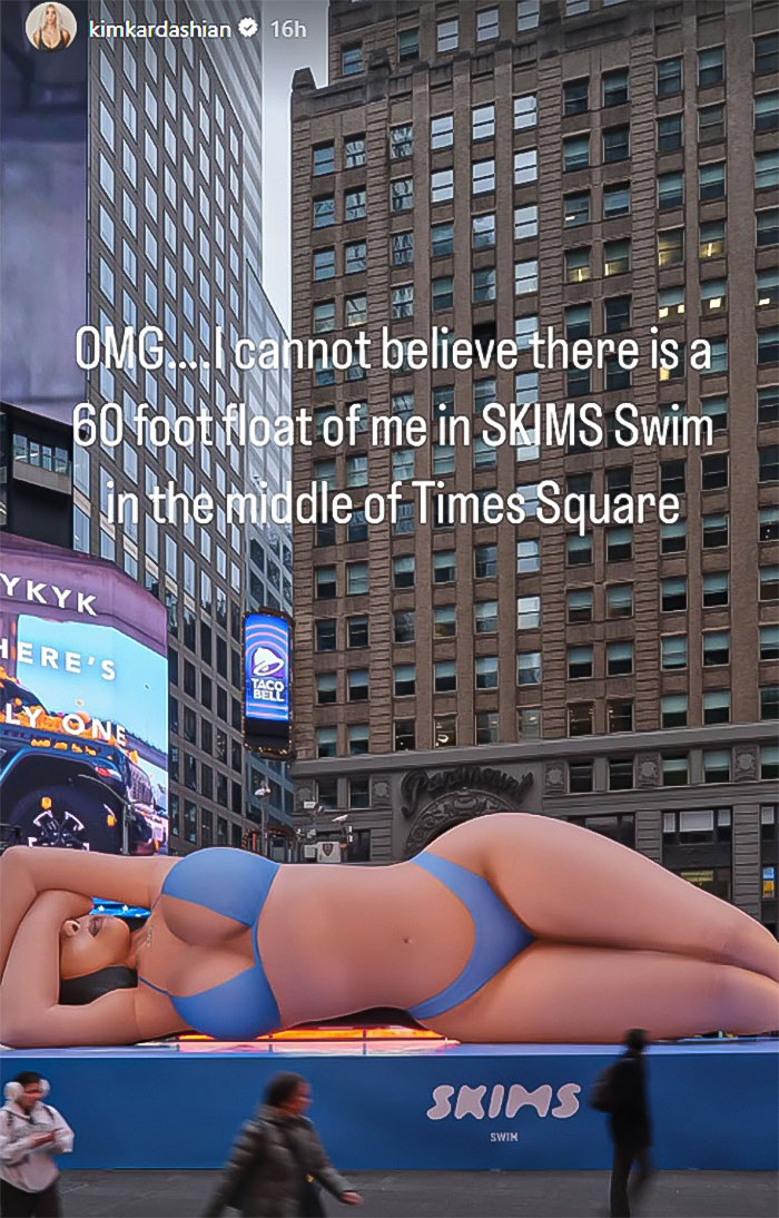 “Tone-Deaf, Egocentric”: Kim Kardashian Dragged Over 60-Foot Blow-Up Doll In Times Square 5