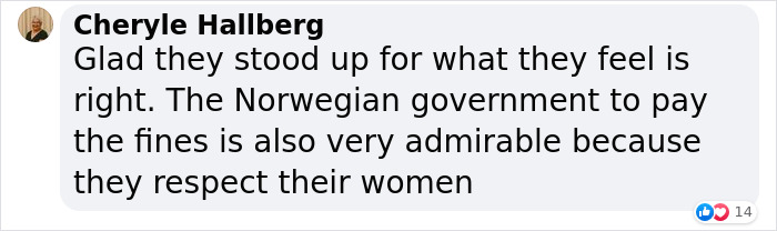 People Are Confused And Enraged About The Decision To Fine The Norwegian Women’s Handball Team For Choosing To Wear Shorts Instead Of Bikini Bottoms 12