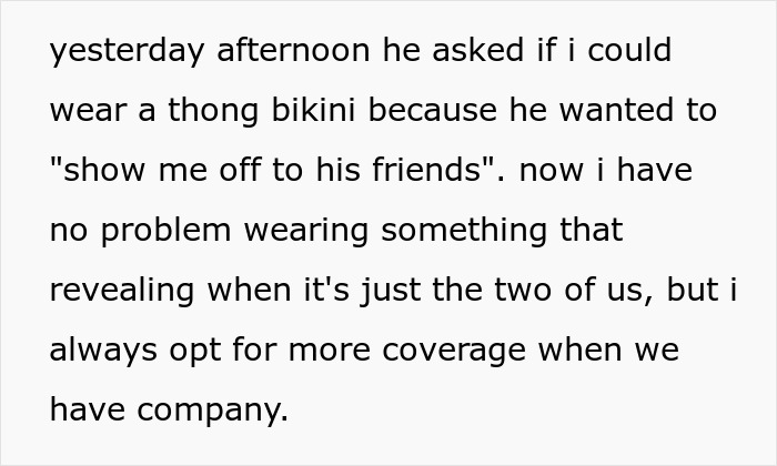 Man Forces Wife To Wear Revealing Bikini For His B-Day Pool Party, Backtracks But It’s Too Late 3