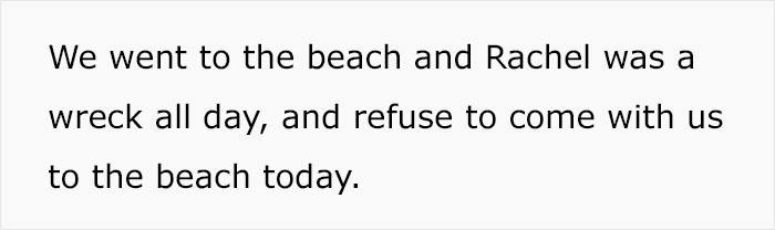 Woman Demands Sister Cover Up Her Bikini, Throws A Fit When She Refuses 6