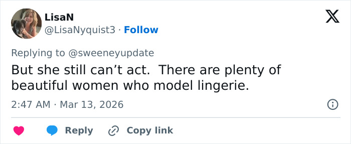 Days After Missing Out On The Emmys, Sydney Sweeney’s New Lingerie Video Hits 23M Views And Sparks A Fierce Debate 6