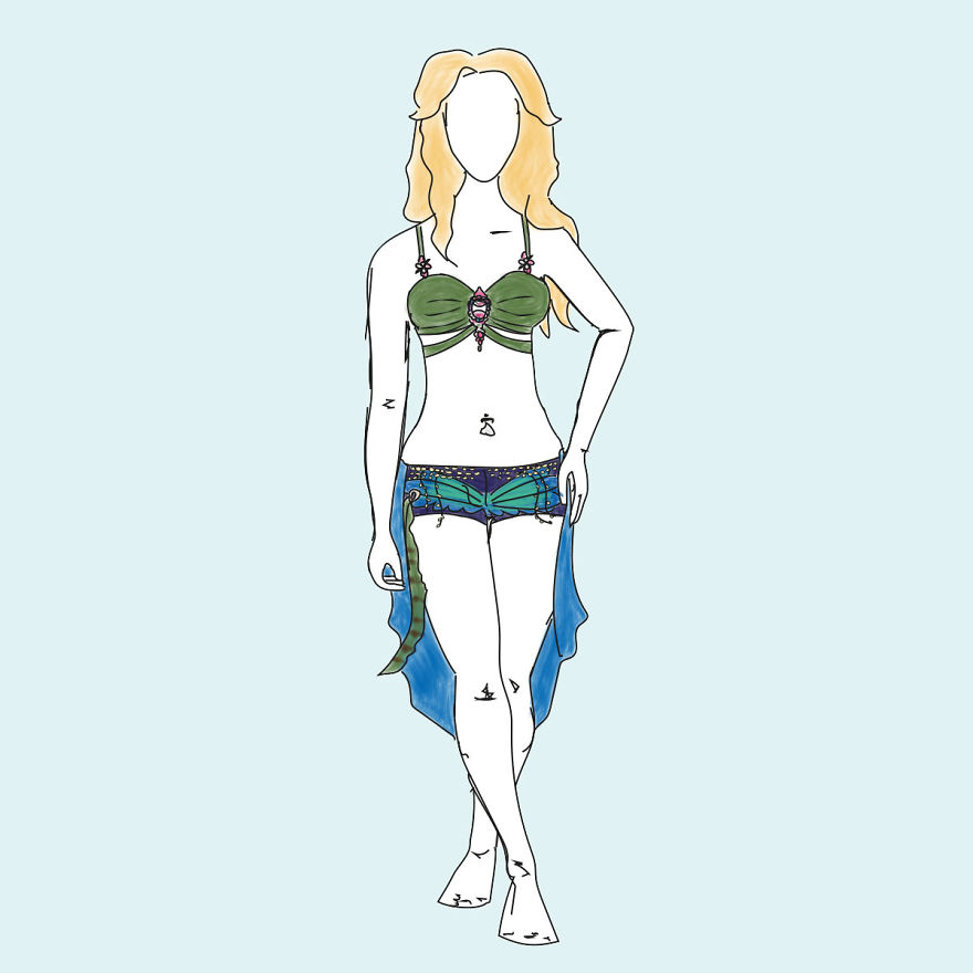 An Illustrated History Of The Worlds Most Iconic Swimsuits 6