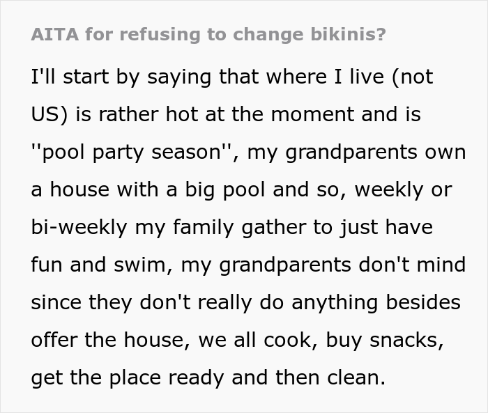 Mom And Sister Outraged When This Woman Refuses To Change Bikinis As Pregnant Sister Got Suddenly Jealous 2