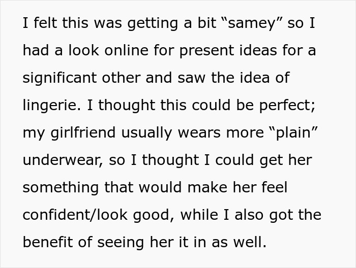 Man Doesn’t Understand Why GF Didn’t Appreciate His Gift, Gets A Reality Check 5