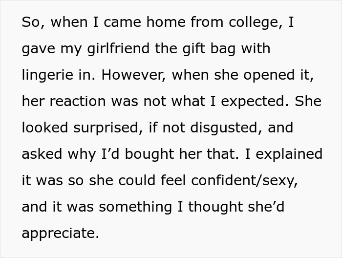 Man Doesn’t Understand Why GF Didn’t Appreciate His Gift, Gets A Reality Check 6