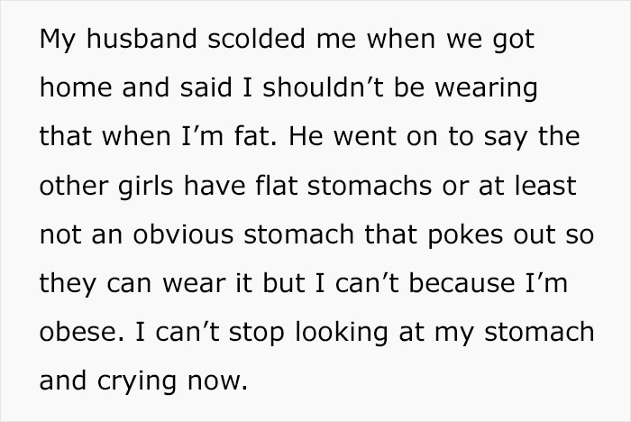 Husband Feels Embarrassed After He Sees His Wife In A Bikini, Scolds Her After 7