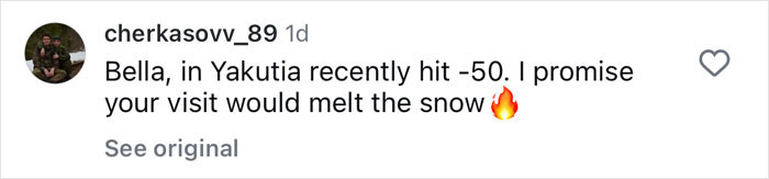 “You Need A Burger”: Bella Hadid Heats Up The Snow, And Fans Have Hilarious Reactions 10