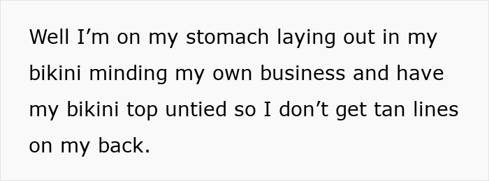Mom Ignores 49 Empty Chairs, Sits Next To Tanning Woman And Immediately Starts A Moral Crusade 5
