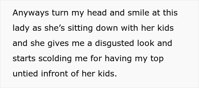 Mom Ignores 49 Empty Chairs, Sits Next To Tanning Woman And Immediately Starts A Moral Crusade 7