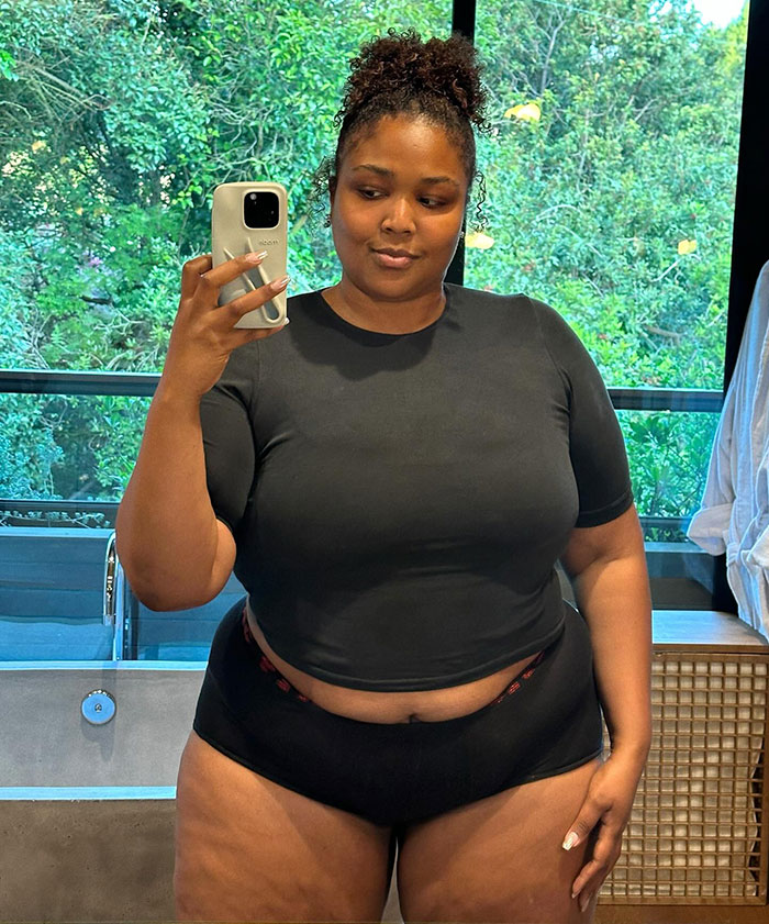 Lizzo Proudly Shows Off Weight Loss With Racy Swimwear Photos, Responds To Trolls’ Ozempic Jabs 10