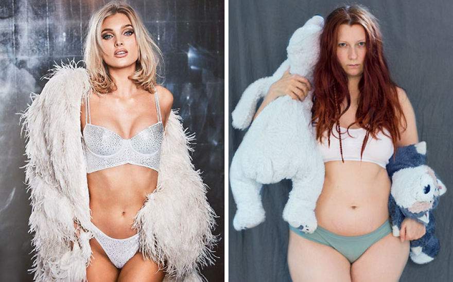 I Realize That I’ll Never Look Like A Model After Giving Birth, So I Recreated Victoria’s Secret Photos With A Touch Of Motherhood 5